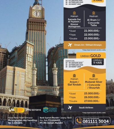 Program Umrah jan-mar 2020