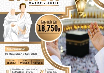 Promo Umroh Bulan Maret-April