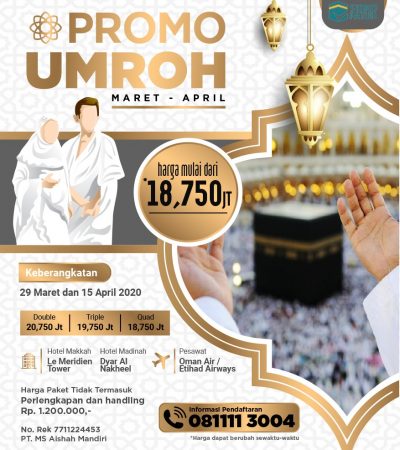 Promo Umroh Bulan Maret-April